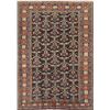 Image 1 : A WOOL HAND KNOTTED ARDEBIL ORIENTAL AREA RUG.