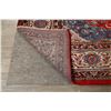 Image 10 : A WOOL HAND KNOTTED FLORAL ORIENTAL AREA RUG.