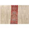Image 3 : A WOOL HAND KNOTTED GHARAJEH RUG RUNNER.