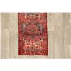 Image 5 : A WOOL HAND KNOTTED GHARAJEH RUG RUNNER.