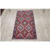 Image 2 : A WOOL HAND KNOTTED ORIENTAL AREA RUG.