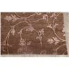 Image 6 : A WOOL HAND KNOTTED FLORAL AREA RUG.