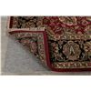 Image 10 : A WOOL HAND KNOTTED FLORAL ORIENTAL AREA RUG.