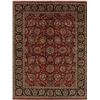 Image 1 : A WOOL HAND KNOTTED FLORAL ORIENTAL AREA RUG.
