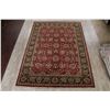 Image 2 : A WOOL HAND KNOTTED FLORAL ORIENTAL AREA RUG.
