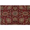 Image 4 : A WOOL HAND KNOTTED FLORAL ORIENTAL AREA RUG.