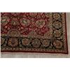 Image 6 : A WOOL HAND KNOTTED FLORAL ORIENTAL AREA RUG.