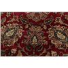 Image 8 : A WOOL HAND KNOTTED FLORAL ORIENTAL AREA RUG.