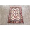 Image 10 : A WOOL HAND KNOTTED KAZAK ORIENTAL AREA RUG.