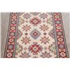 Image 2 : A WOOL HAND KNOTTED KAZAK ORIENTAL AREA RUG.