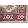 Image 4 : A WOOL HAND KNOTTED KAZAK ORIENTAL AREA RUG.