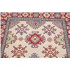 Image 5 : A WOOL HAND KNOTTED KAZAK ORIENTAL AREA RUG.