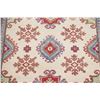 Image 7 : A WOOL HAND KNOTTED KAZAK ORIENTAL AREA RUG.