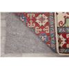 Image 8 : A WOOL HAND KNOTTED KAZAK ORIENTAL AREA RUG.