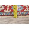Image 9 : A WOOL HAND KNOTTED KAZAK ORIENTAL AREA RUG.