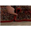 Image 12 : A WOOL HAND KNOTTED FLORAL ORIENTAL AREA RUG.