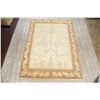 Image 2 : A WOOL HAND KNOTTED FLORAL ORIENTAL AREA RUG.