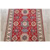 Image 12 : A WOOL HAND KNOTTED KAZAK ORIENTAL AREA RUG.