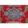 Image 3 : A WOOL HAND KNOTTED KAZAK ORIENTAL AREA RUG.