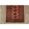 Image 5 : A WOOL HAND KNOTTED BALOUCH RUG RUNNER.