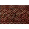 Image 7 : A WOOL HAND KNOTTED BALOUCH RUG RUNNER.