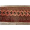 Image 9 : A WOOL HAND KNOTTED BALOUCH RUG RUNNER.