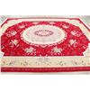 Image 7 : A WOOL HAND KNOTTED FLORAL TURKISH AREA RUG.
