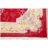 Image 8 : A WOOL HAND KNOTTED FLORAL TURKISH AREA RUG.