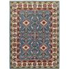 Image 1 : A WOOL HAND KNOTTED KAZAK ORIENTAL AREA RUG.