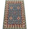 Image 2 : A WOOL HAND KNOTTED KAZAK ORIENTAL AREA RUG.