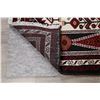 Image 10 : A WOOL HAND KNOTTED BALOUCH ORIENTAL RUG.