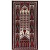 Image 1 : A WOOL HAND KNOTTED BALOUCH ORIENTAL RUG.