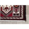 Image 6 : A WOOL HAND KNOTTED BALOUCH ORIENTAL RUG.