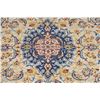 Image 4 : A WOOL HAND KNOTTED FLORAL MEDALLION AREA RUG.