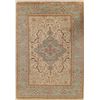 Image 1 : A WOOL HAND KNOTTED HERIZ AREA RUG.
