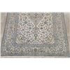 Image 3 : A WOOL HAND KNOTTED FLORAL ORIENTAL AREA RUG.