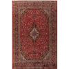 Image 1 : A WOOL HAND KNOTTED FLORAL ORIENTAL AREA RUG.