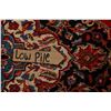 Image 8 : A WOOL HAND KNOTTED FLORAL ORIENTAL AREA RUG.