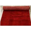 Image 9 : A WOOL HAND KNOTTED GABBEH ORIENTAL RUG.