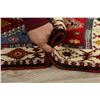 Image 12 : A WOOL HAND KNOTTED YALAMEH ORIENTAL AREA RUG.