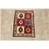 Image 2 : A WOOL HAND KNOTTED YALAMEH ORIENTAL AREA RUG.