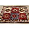 Image 9 : A WOOL HAND KNOTTED YALAMEH ORIENTAL AREA RUG.