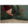 Image 12 : A WOOL HAND KNOTTED GABBEH ORIENTAL RUG.