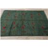 Image 9 : A WOOL HAND KNOTTED GABBEH ORIENTAL RUG.