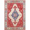 Image 1 : A WOOL HAND KNOTTED KAZAK ORIENTAL AREA RUG.