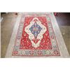 Image 2 : A WOOL HAND KNOTTED KAZAK ORIENTAL AREA RUG.
