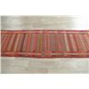 Image 11 : A WOVEN HAND KNOTTED SUMAK KILIM RUNNER.