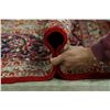 Image 12 : A WOOL HAND KNOTTED ORIENTAL AREA RUG.