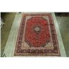 Image 2 : A WOOL HAND KNOTTED ORIENTAL AREA RUG.