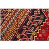 Image 12 : A WOOL HAND KNOTTED KASHKOLI ORIENTAL RUG.